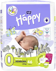 Подгузники Happy Before Newborn, 0. размер ( цена и информация | Подгузники | kaup24.ee