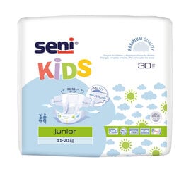 Подгузники Seni Kids Junior (11-20 кг), 30 шт. цена и информация | Подгузники | kaup24.ee