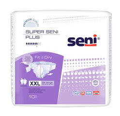 Подгузники Super Seni Plus, XXL размер, 10 шт.  цена и информация | Подгузники, прокладки, одноразовые пеленки для взрослых | kaup24.ee