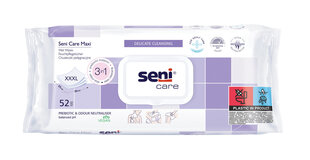 Влажные салфетки Seni Care Maxi 3в1, 52 шт. цена и информация | Влажные салфетки | kaup24.ee