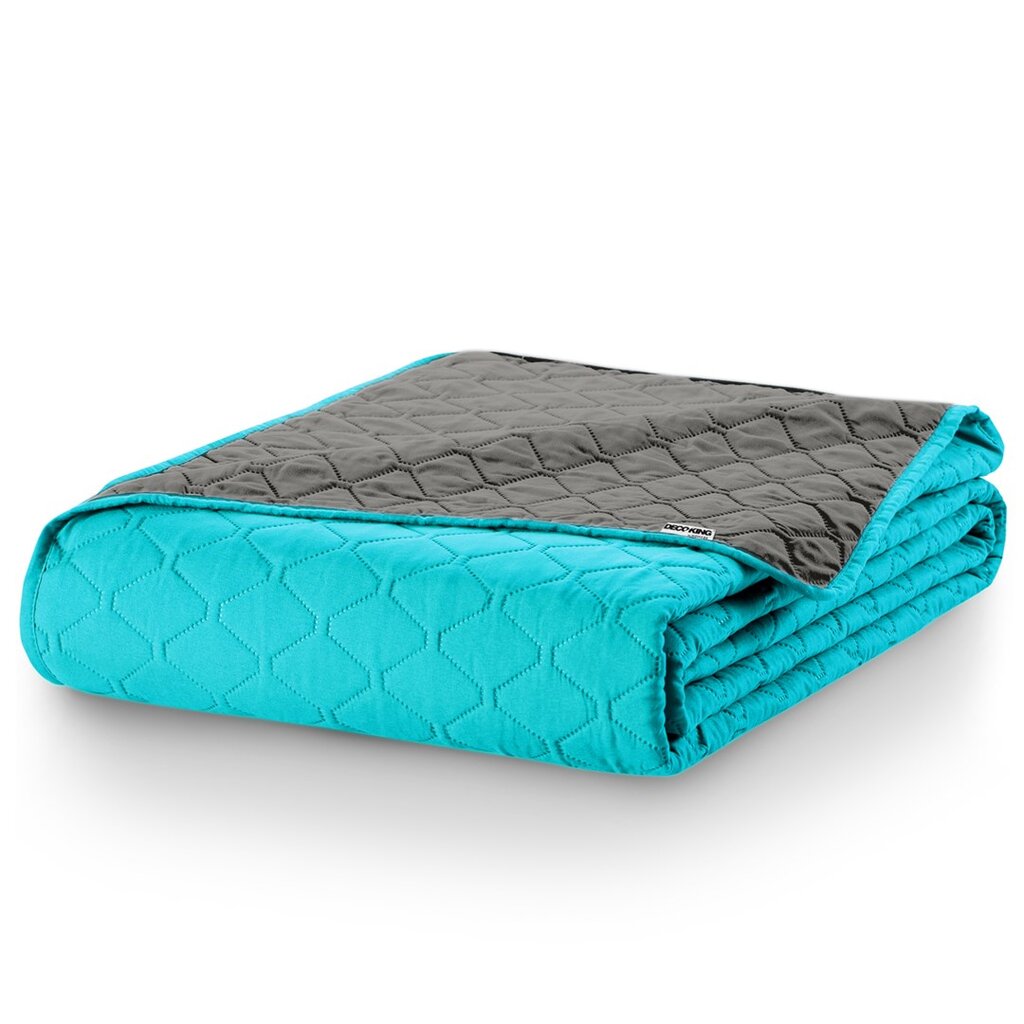 Voodikate Axel Turquoise Steel, 200x220 cm hind ja info | Voodikatted, pleedid | kaup24.ee