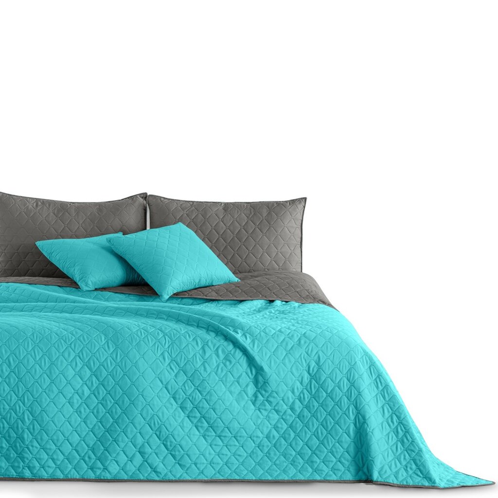 Voodikate Axel Turquoise Steel, 200x220 cm hind ja info | Voodikatted, pleedid | kaup24.ee