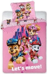 Voodipesukomplekt võrevoodile, Paw Patrol - Lets Move цена и информация | Детское постельное бельё | kaup24.ee