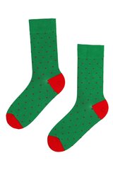 Мужские хлопковые носки зелёного цвета с узором в крапинку GORDON цена и информация | Meeste sokid | kaup24.ee