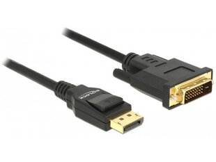 Delock 85315, DVI-D, DisplayPort, 5m hind ja info | Kaablid ja juhtmed | kaup24.ee