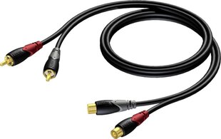 Procab CLA850/1.5, RCA, 1.5 м цена и информация | Кабели и провода | kaup24.ee