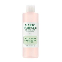 Näotoonik Mario Badescu Witch Hazel & Rosewater, 236 ml hind ja info | Näopuhastusvahendid | kaup24.ee