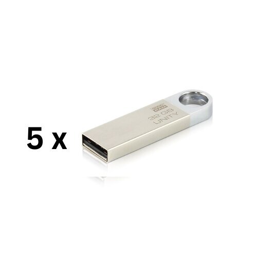 Mälupulk USB 2.0 UNITY, 32GB pakend 5 tk. hind ja info | Mälupulgad | kaup24.ee