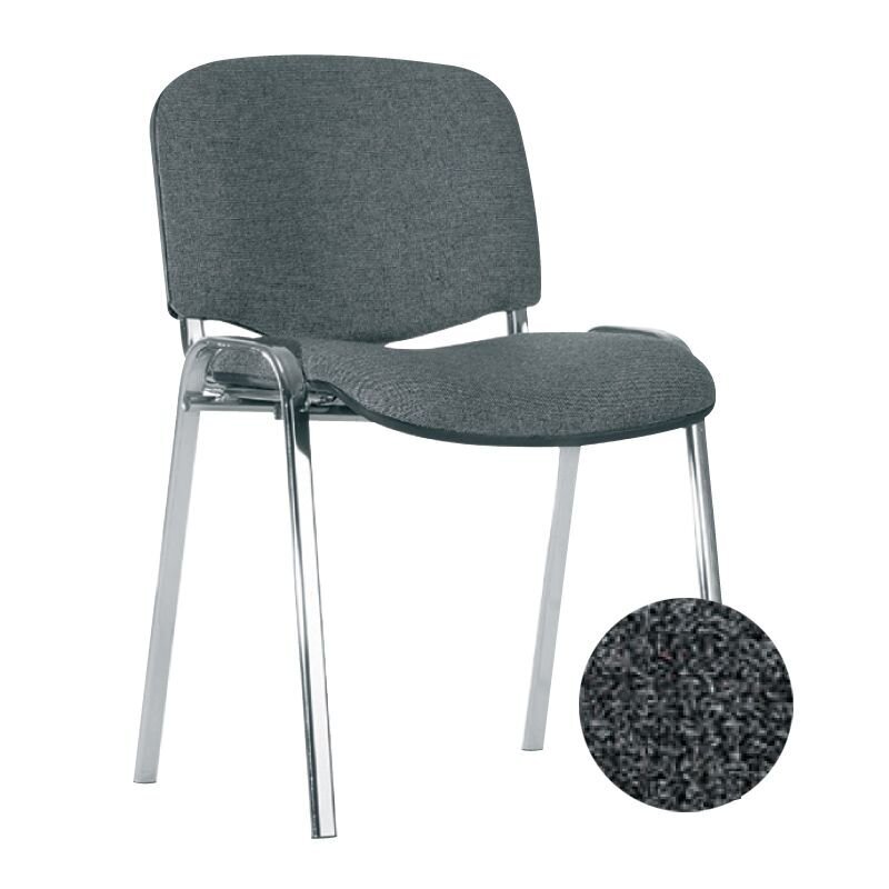 Külastustool NOWY STYL ISO, kroom, EF002, hall sp. hind ja info | Kontoritoolid | kaup24.ee