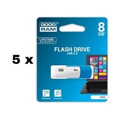 USB накопитель 2.0 COLOR MIX, 8GB, упаковка 5 шт. цена и информация | USB накопители | kaup24.ee