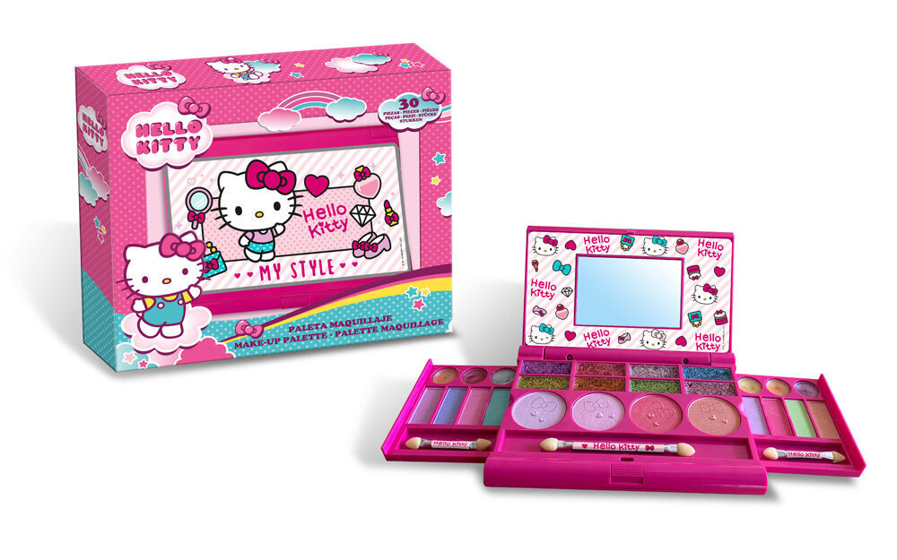 Laste meigikomplekt Walt Disney Hello Kitty, 30 tk hind ja info | Laste ja ema kosmeetika | kaup24.ee