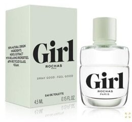 Naiste parfüüm Rochas Girl Edt 4,5 ml miniatuurne hind ja info | Naiste parfüümid | kaup24.ee