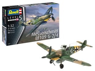 Revell - nesserschmitt Bf109G-2/4, 1/32, 03829 цена и информация | Конструкторы и кубики | kaup24.ee