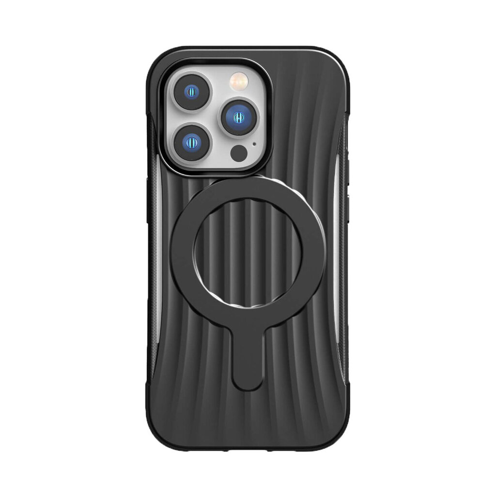 Raptic X-Doria Clutch Case iPhone 14 Pro koos MagSafe'i tagakaanega must (must) цена и информация | Telefoni kaaned, ümbrised | kaup24.ee