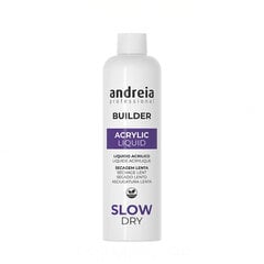 Küünte ravi professional Builder Acrylic Liquid Slow Dry Andreia (250 ml) цена и информация | Лаки для ногтей, укрепители для ногтей | kaup24.ee