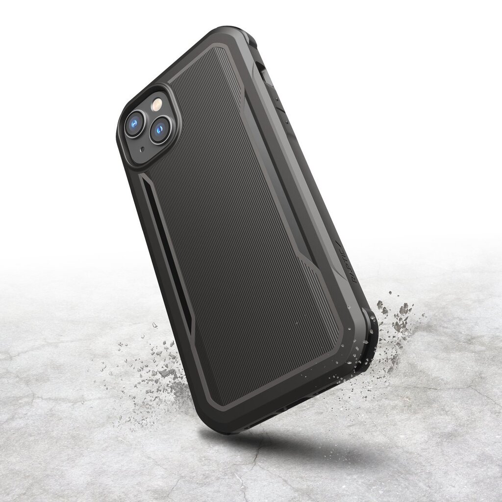 Raptic X-Doria Fort Case iPhone 14 Plus MagSafe'i soomustatud kaanega must hind ja info | Telefoni kaaned, ümbrised | kaup24.ee