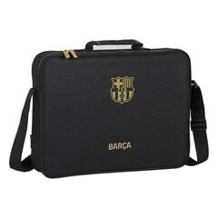 Arvutikott F.C. Barcelona Must (38 x 28 x 6 cm) цена и информация | Школьные рюкзаки, спортивные сумки | kaup24.ee