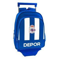 Ratastega koolikott 705 R. C. Deportivo de La Coruña (27 x 10 x 67 cm) hind ja info | Koolikotid, sussikotid | kaup24.ee