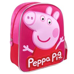 Kooliseljakott Peppa Pig Roosa (25 x 31 x 10 cm) hind ja info | Koolikotid, sussikotid | kaup24.ee