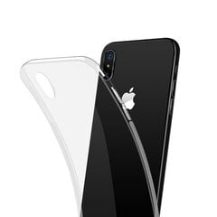 Прозрачный гибкий чехол Ultra Slim TPU 0.3 мм для Apple iPhone X цена и информация | Чехлы для телефонов | kaup24.ee