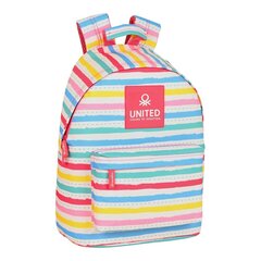 Sülearvuti Seljakott Benetton Stripes Mitmevärviline (31 x 41 x 16 cm) цена и информация | Школьные рюкзаки, спортивные сумки | kaup24.ee