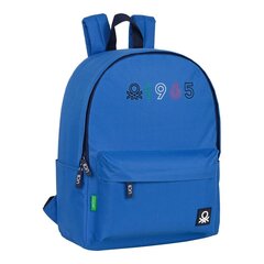 Sülearvuti Seljakott Benetton Classic Blue Sinine (31 x 40 x 16 cm) цена и информация | Школьные рюкзаки, спортивные сумки | kaup24.ee