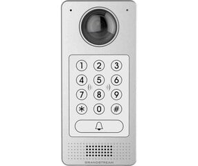 Grandstream Networks GDS3710 video intercom system Grey 2 MP цена и информация | Домофоны | kaup24.ee