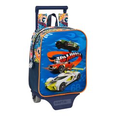 Ratastega koolikott Hot Wheels Challenge Meresinine (22 x 28 x 10 cm) цена и информация | Школьные рюкзаки, спортивные сумки | kaup24.ee