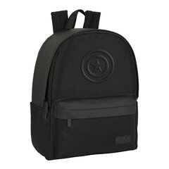 Рюкзак для ноутбука Capitán América, чёрный, 31 x 40 x 16 cм цена и информация | Школьные рюкзаки, спортивные сумки | kaup24.ee