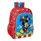 Kooliseljakott Mickey Mouse Clubhouse Happy smiles Punane Sinine (33 x 42 x 14 cm) hind ja info | Koolikotid, sussikotid | kaup24.ee