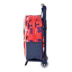 Школьный рюкзак с колесиками Cars Double Vision, красный / тёмно-синий цена и информация | Школьные рюкзаки, спортивные сумки | kaup24.ee