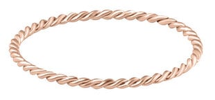 Минималистское позолоченное кольцо из розового золота Troli  цена и информация | Кольцо | kaup24.ee