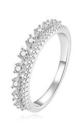 Beneto Роскошное серебряное кольцо с прозрачными цирконами AGG409 цена и информация | Кольцо | kaup24.ee