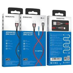 Borofone Highway, USB-Lightning, 1,2 m hind ja info | Mobiiltelefonide kaablid | kaup24.ee