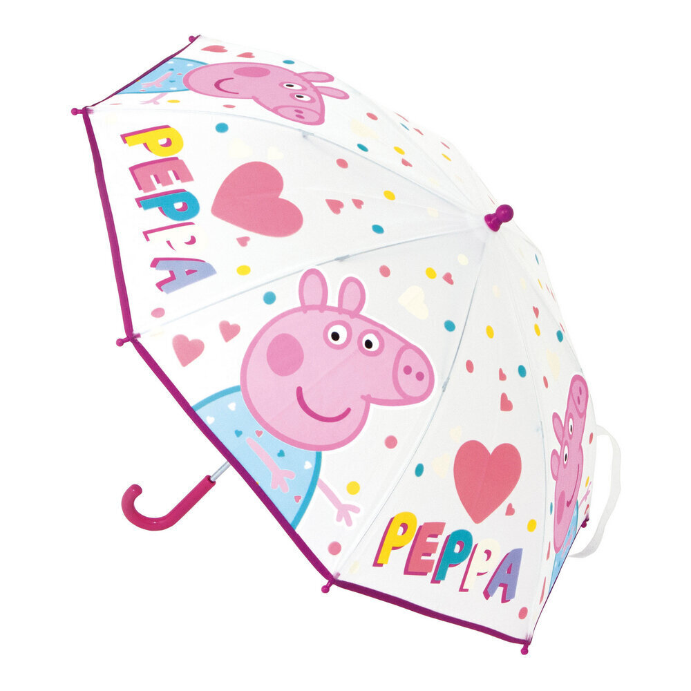 Vihmavari Peppa Pig roosa (Ø 80 cm) hind ja info | Laste aksessuaarid | kaup24.ee