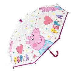 Зонт Peppa Pig Having fun, розовый (Ø 80 cм) цена и информация | Аксессуары для детей | kaup24.ee
