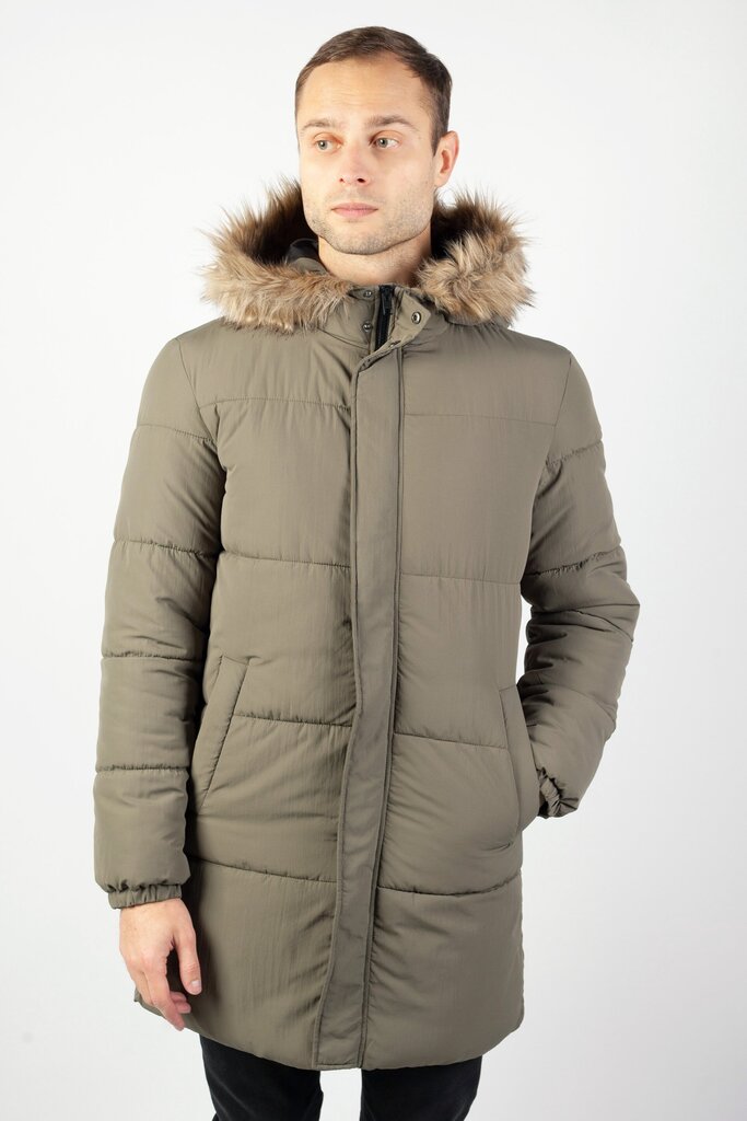 Meeste talvejope Jack & Jones 12203426DUSTYOLIVE-L hind ja info | Meeste joped | kaup24.ee