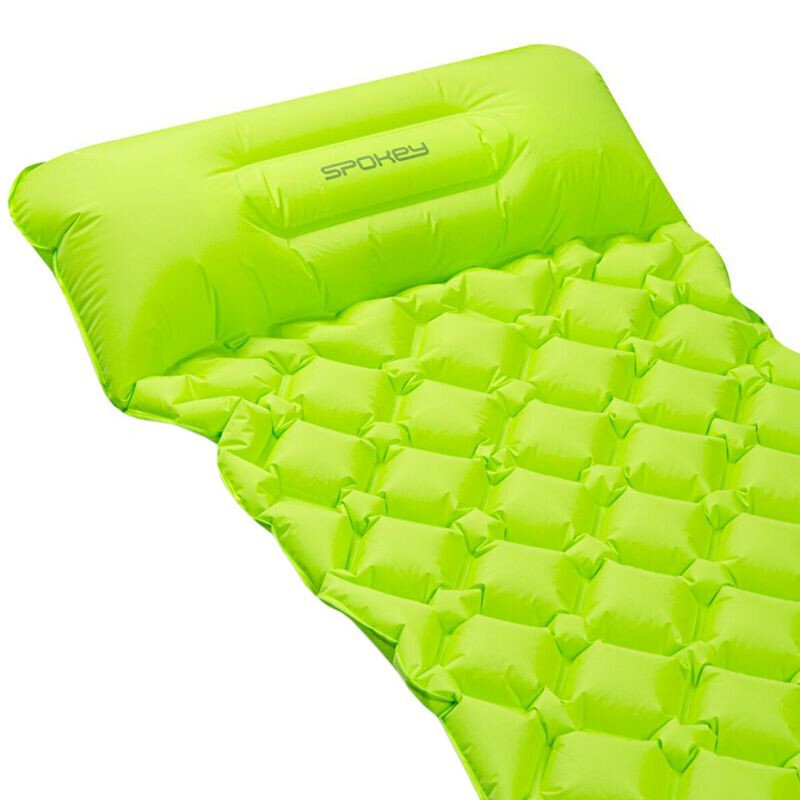 Täispuhutav matt Spokey Air Bed, ühene, 190x60 cm, roheline цена и информация | Matkamadratsid, matkamatid | kaup24.ee