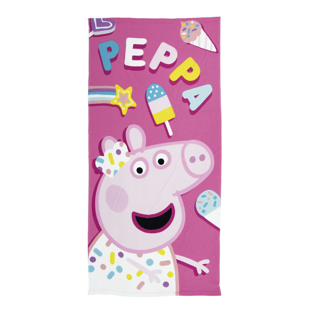 Vannilina Peppa Pig Cozy nurk (70 x 140 cm) S4306496 цена и информация | Rätikud, saunalinad | kaup24.ee