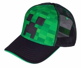 Müts nokaga Minecraft Creeper 58 cm. цена и информация | Шапки, перчатки, шарфы для мальчиков | kaup24.ee
