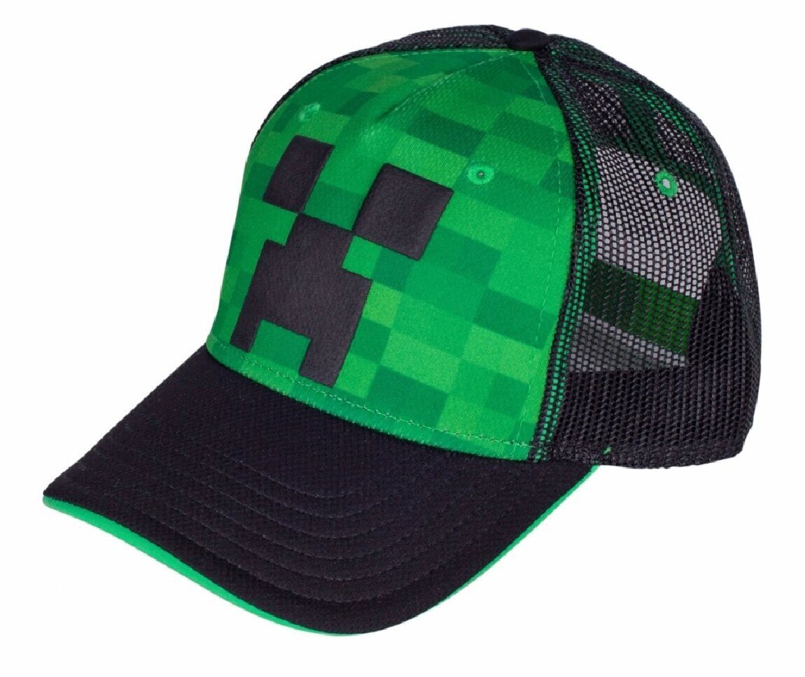 Müts nokaga Minecraft Creeper 58 cm. цена и информация | Poiste mütsid, sallid, kindad | kaup24.ee