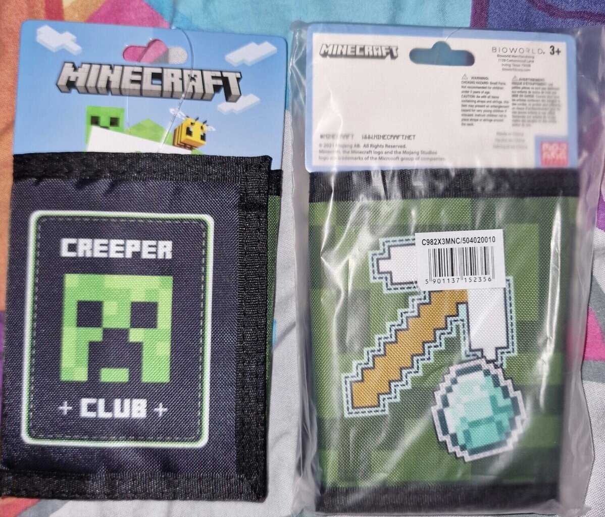 Rahakott Minecraft Creeper hind ja info | Laste aksessuaarid | kaup24.ee
