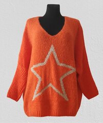 Naiste džemper, oranž, TLL2238-4 hind ja info | Naiste kampsunid | kaup24.ee