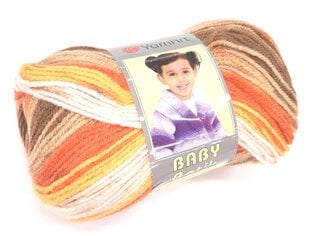 Kudumislõng YarnArt Baby Batik 100 g, värvus 824 hind ja info | Kudumistarvikud | kaup24.ee