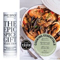 Epic Spice Cooking Essentials – Vahemere maitse, AAA kategooria vürtside kinkekomplekt, 4 x 75 g hind ja info | Vürtsid, vürtsikomplektid | kaup24.ee