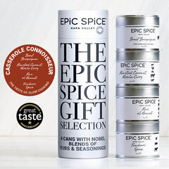 Epic Spice Casserole Connoisseur – The taste of slow cooking, AAA kategorijos prieskonių dovanų rinkinys, 4x 75g цена и информация | Специи, наборы специй | kaup24.ee