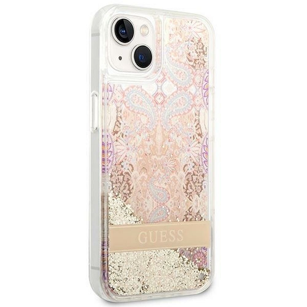 Guess GUHCP14SLFLSD iPhone 14 6,1 gold цена и информация | Telefoni kaaned, ümbrised | kaup24.ee