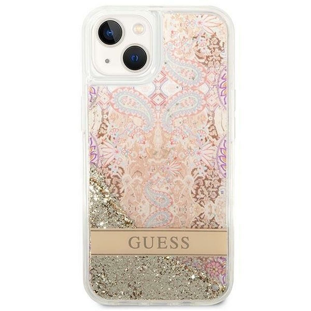 Guess GUHCP14SLFLSD iPhone 14 6,1 gold цена и информация | Telefoni kaaned, ümbrised | kaup24.ee