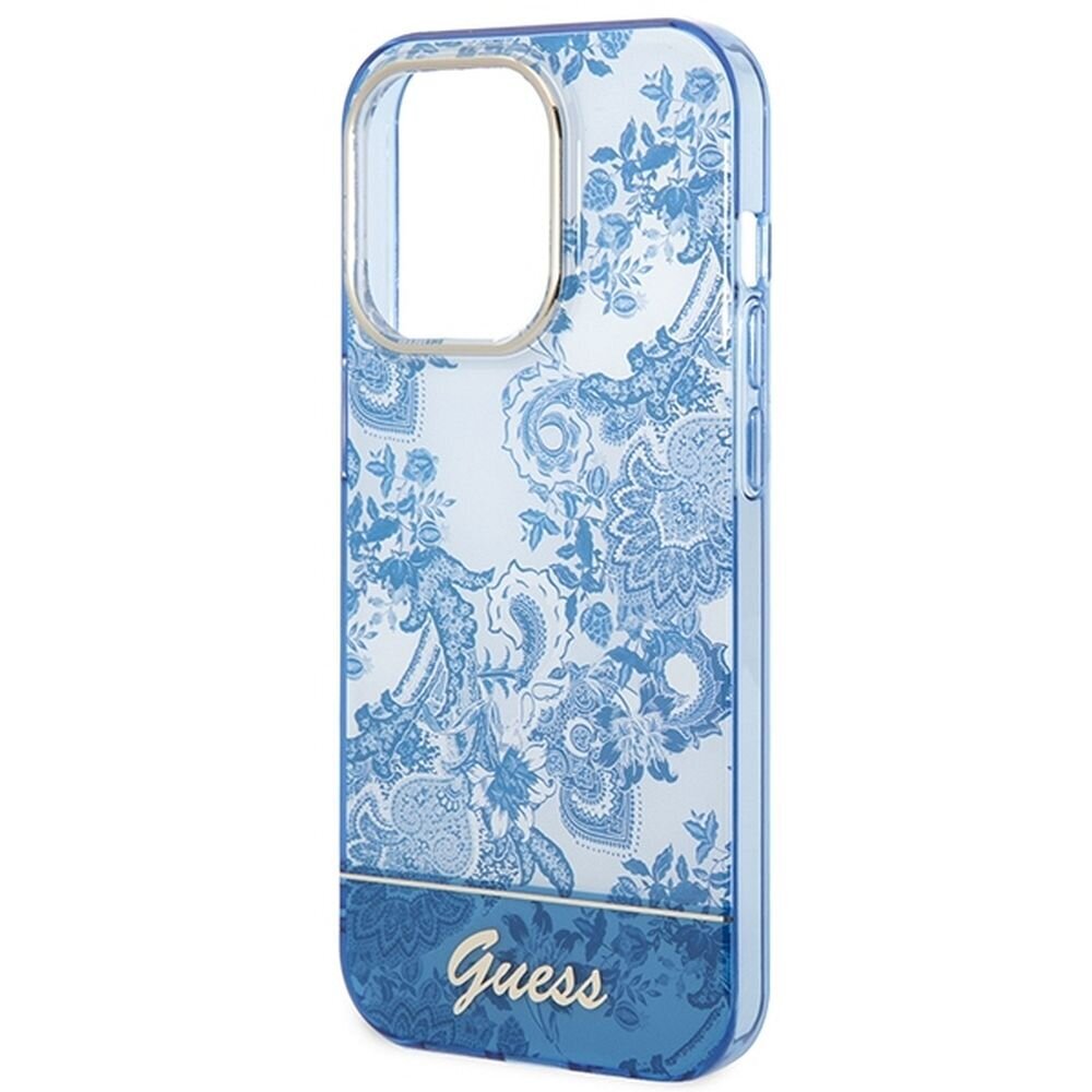 Guess GUHCP14LHGPLHB iPhone 14 Pro blue цена и информация | Telefoni kaaned, ümbrised | kaup24.ee