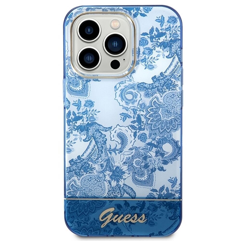 Guess GUHCP14LHGPLHB iPhone 14 Pro blue hind ja info | Telefoni kaaned, ümbrised | kaup24.ee